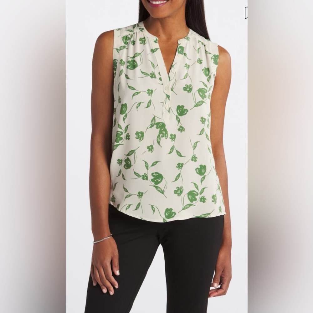 Monday Fun Paris button detail blouse